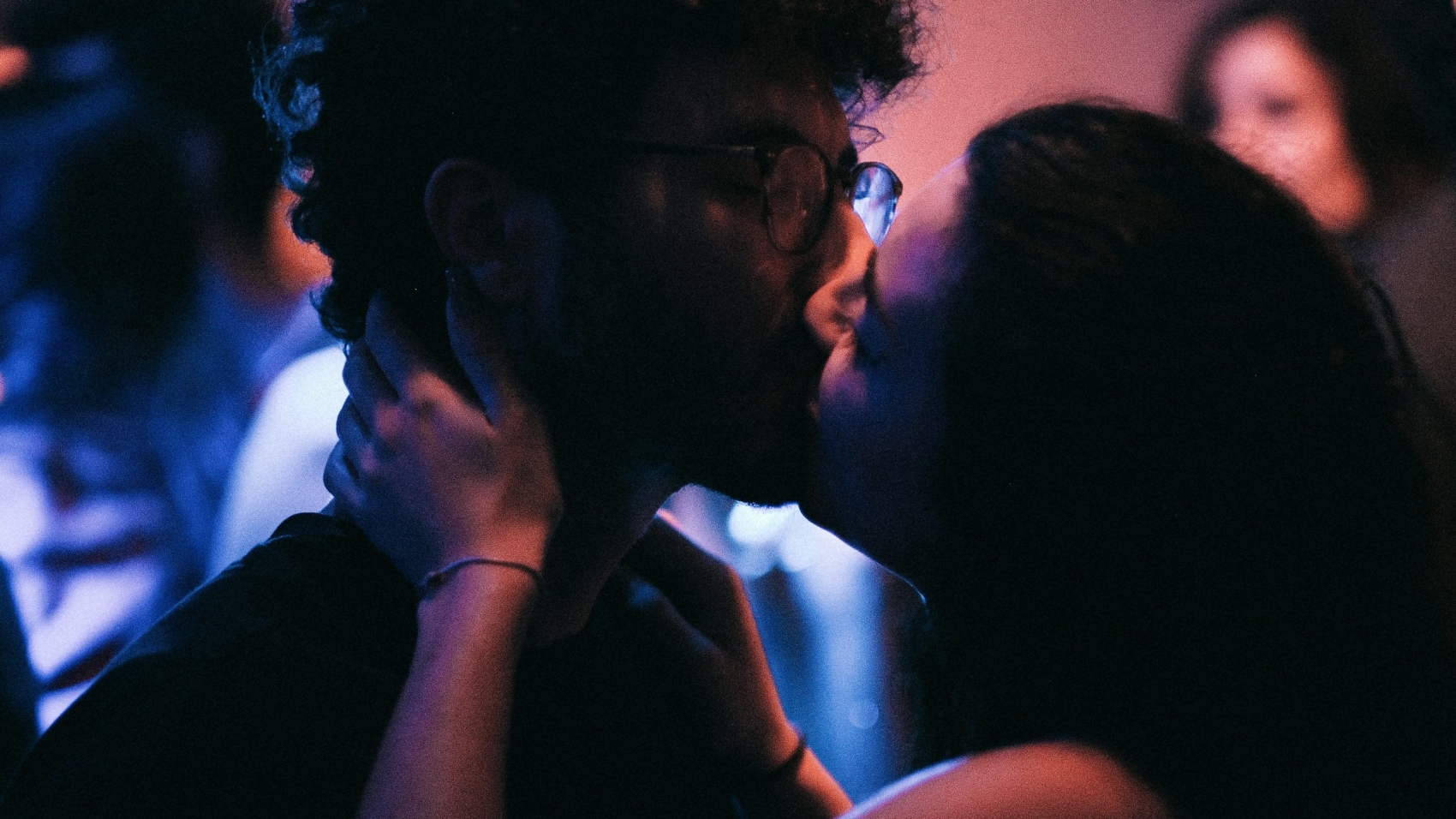 kissing couple